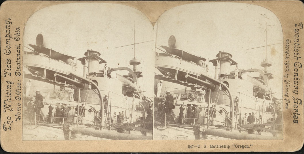 U.S. Battleship “Oregon.”